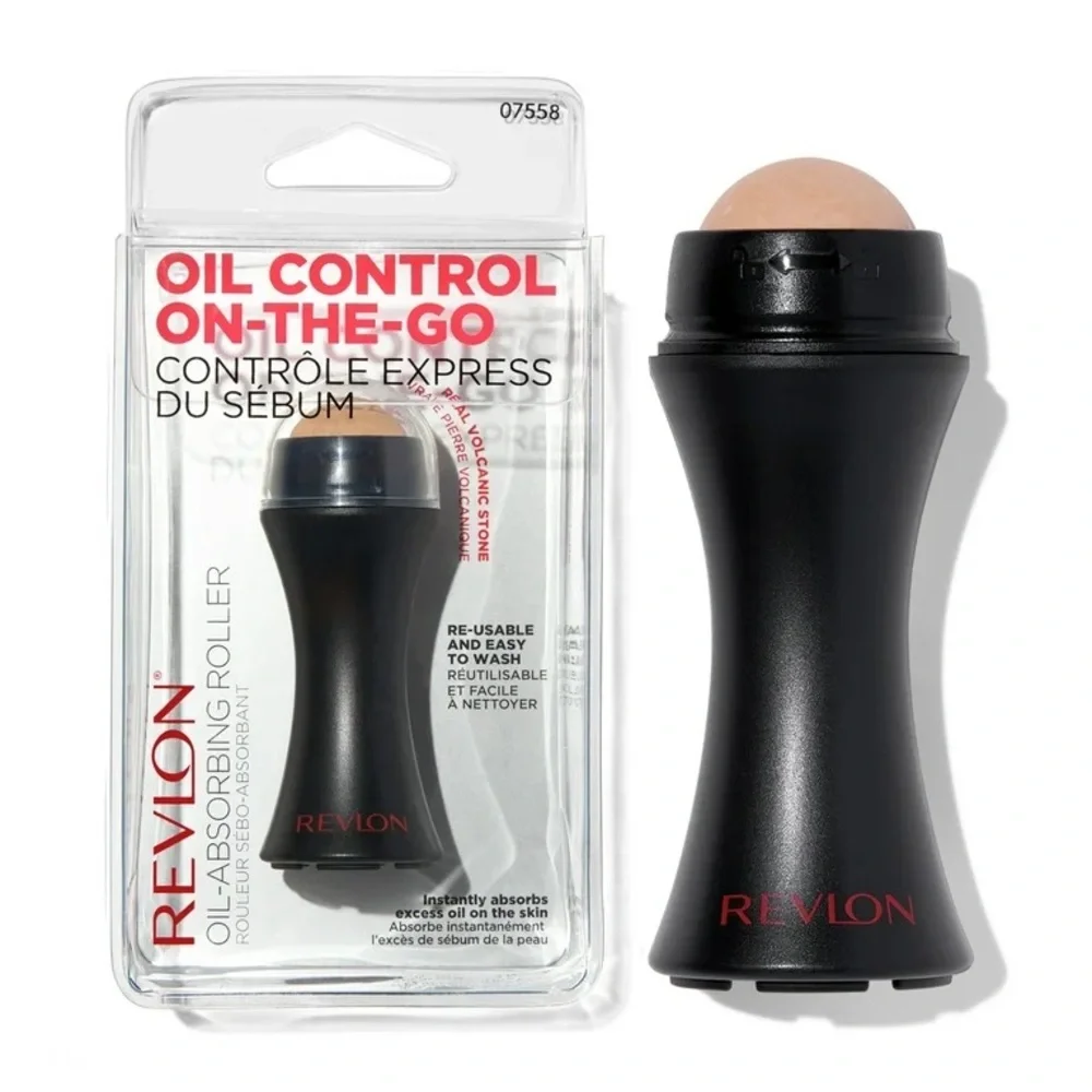 Revlon Oil-Absorbing Oil Control On the Go Volcanic Roller, 1 count NEW IN BOX